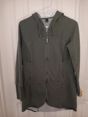 Mondetta Olive Green Hooded Zip Utility Hoodie